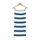 Nautical Nights Strapless Striped Mini Dress